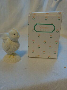 Dept. 56 Easter 2002 "EASTER CHICK & EGG" Small Bobble Head